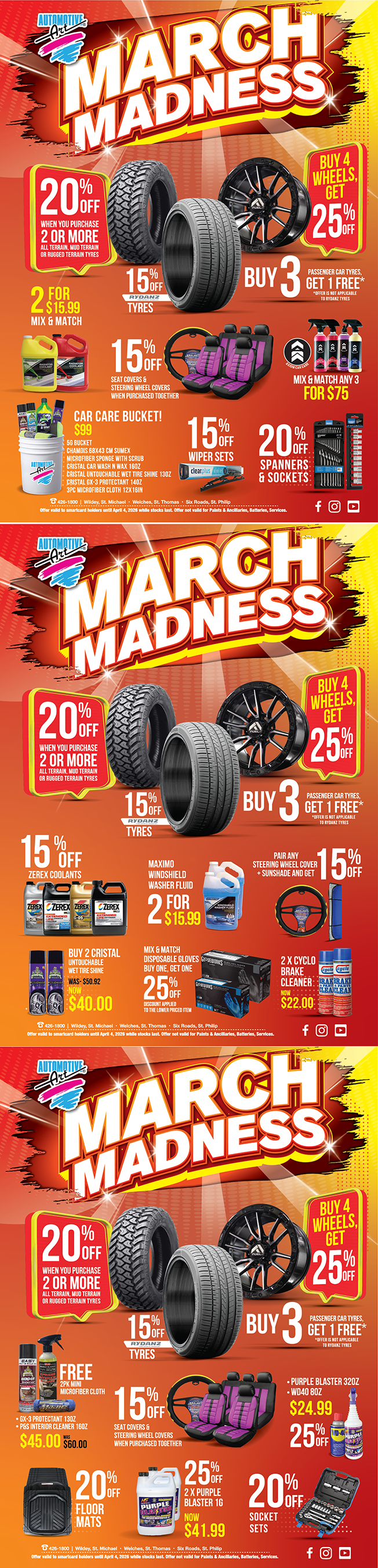 Promotions - March madness website ads